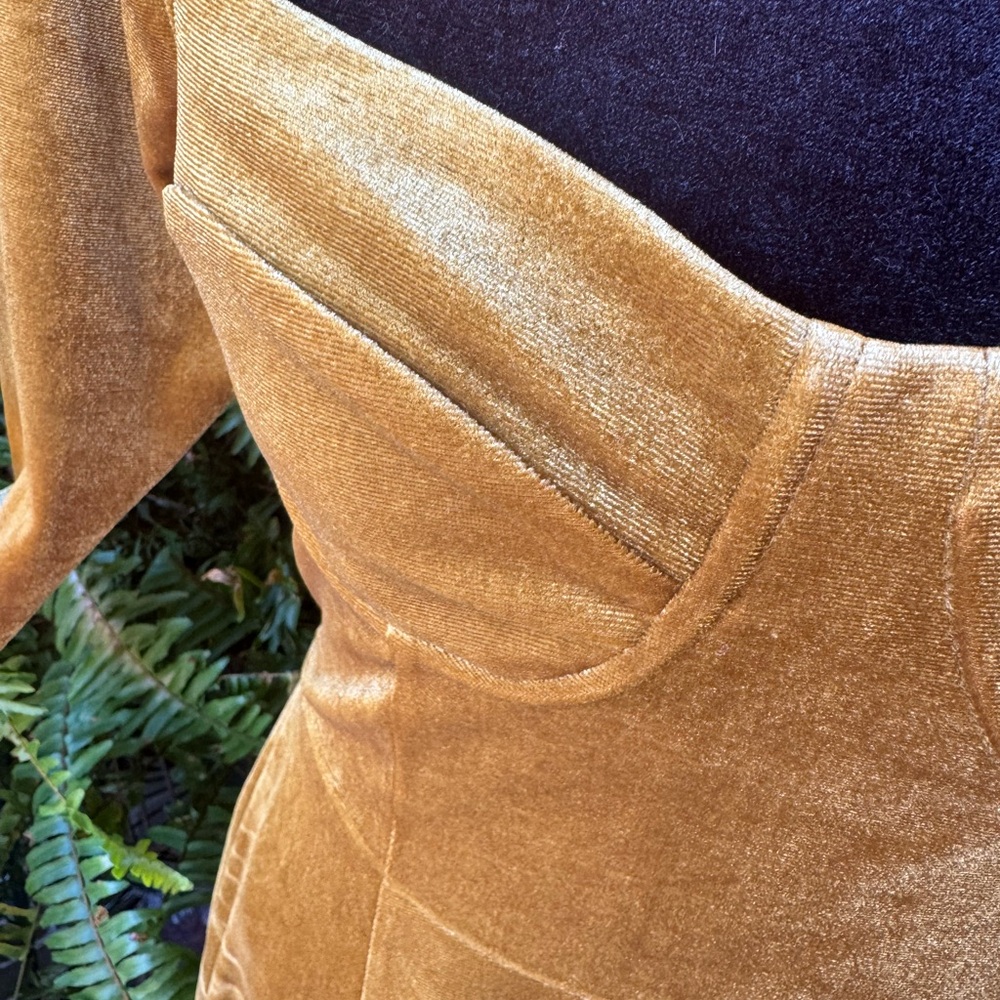 Forever 21 Mustard Long Sleeve Dress - Picture 2 of 7